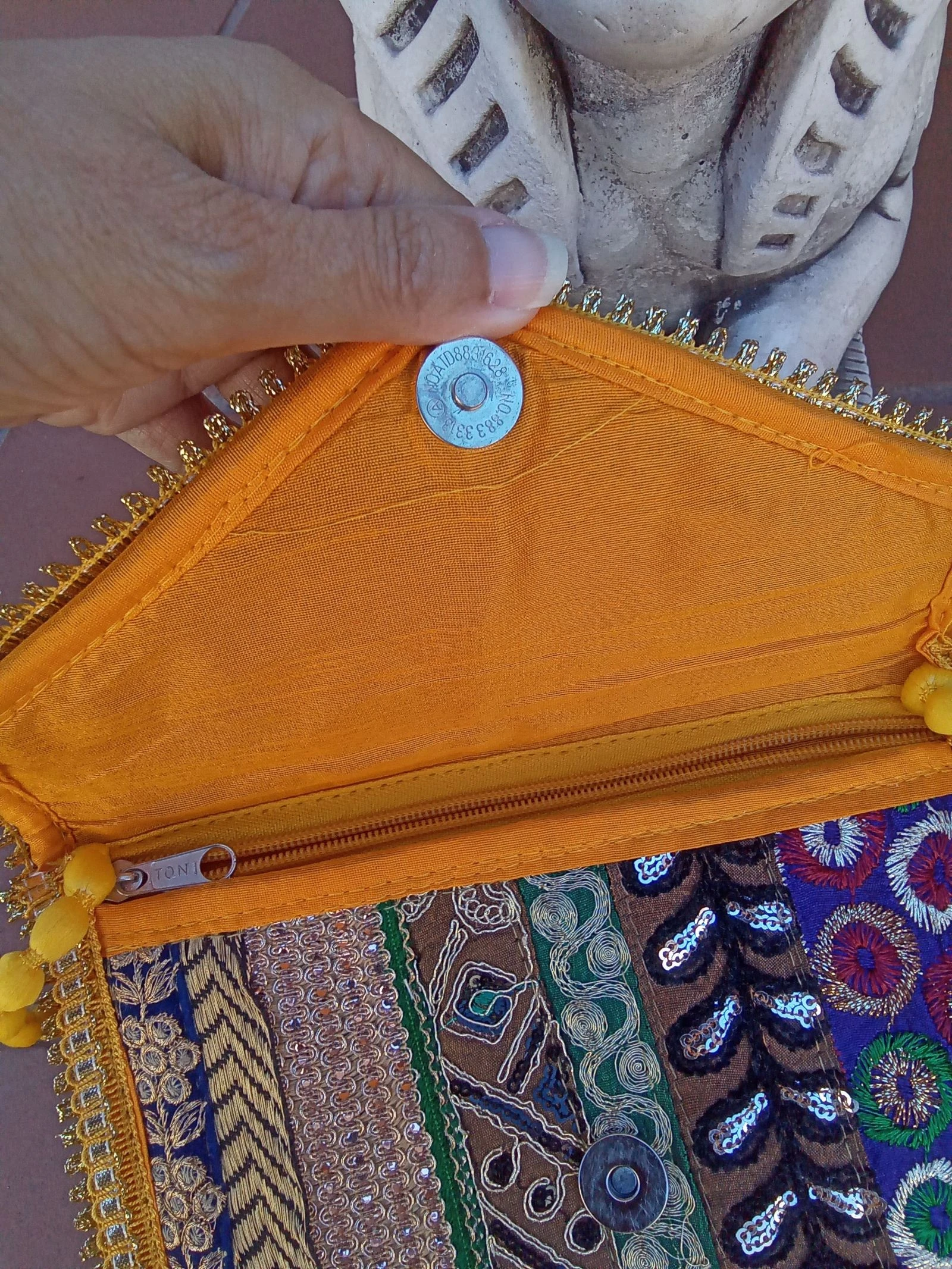 Bolsa India bordada multicolor – photo 11